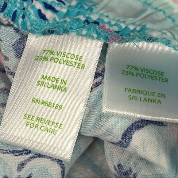 Lilly Pulitzer Katia Shorts Once Upon A Tide Coastal Print 5” Shorts Size XS - Picture 5 of 8